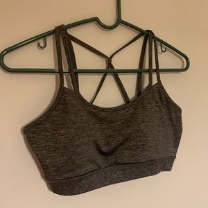 Gaiam strappy back sports bra